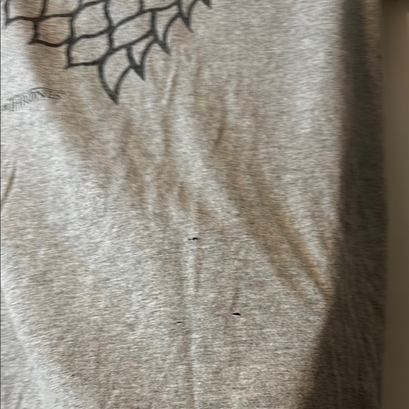 Game of Thrones Gray Graphic Fitted Short Sleeve T-Shirt - Picture 5 of 6